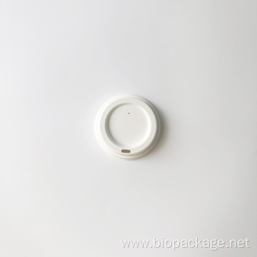 Bagasse lid 90mm flat cup lid